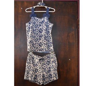 💚Gymboree- 2-piece tank top/short set- size 7